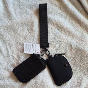 lululemon Dual Pouch Wristlet Glitter NWT